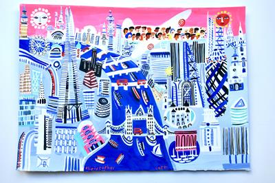 London From Tower Bridge (2) by Christopher Corr