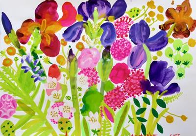 Blue Irises by Christopher Corr