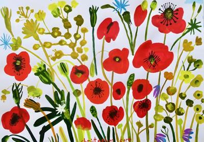 Poppies & Cornflowers by Christopher Corr