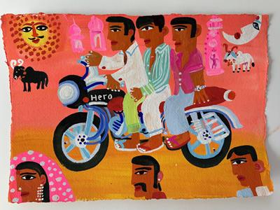 Jaipur: Riding The Hero Motorbike In Rajasthan by Christopher Corr