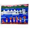 Bathers By The Lake In Udaipur by Christopher Corr