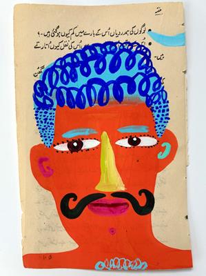 A Rajasthani Man With A Fine Moustache by Christopher Corr